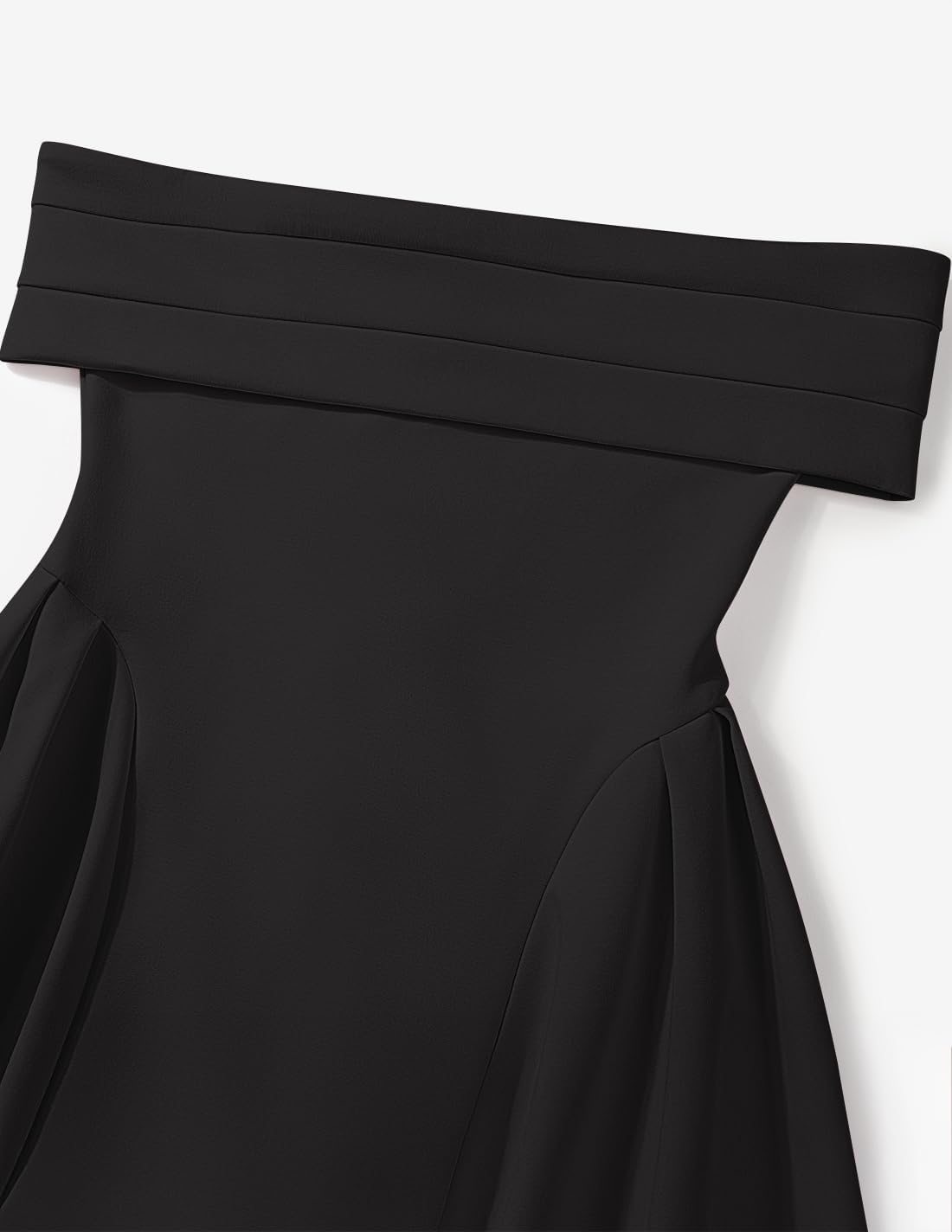 ZESICA Cocktail Dresses for Women’s Elegant Off Shoulder Short Sleeve Swing A Line Wedding Evening Party Midi Dress