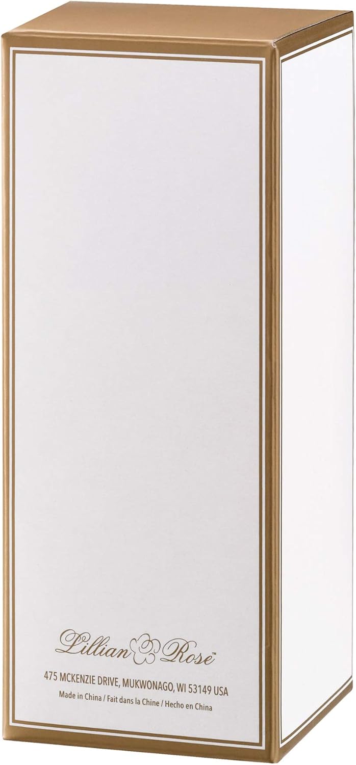 Lillian Rose Mother of Groom Stemless Champagne Wedding Toasting Glass, 2x2x5.75, Gold (G116 MG)