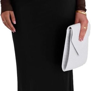 PRETTYGARDEN Fall Dresses for Women 2025 Elegant Off The Shoulder Long Sleeve Formal Wedding Guest Bodycon Maxi Dress