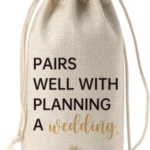 Wedding Gift for Mr and Mrs Engagement Gifts for Couples Women Bride to Be Gifts Wedding Wine Bag