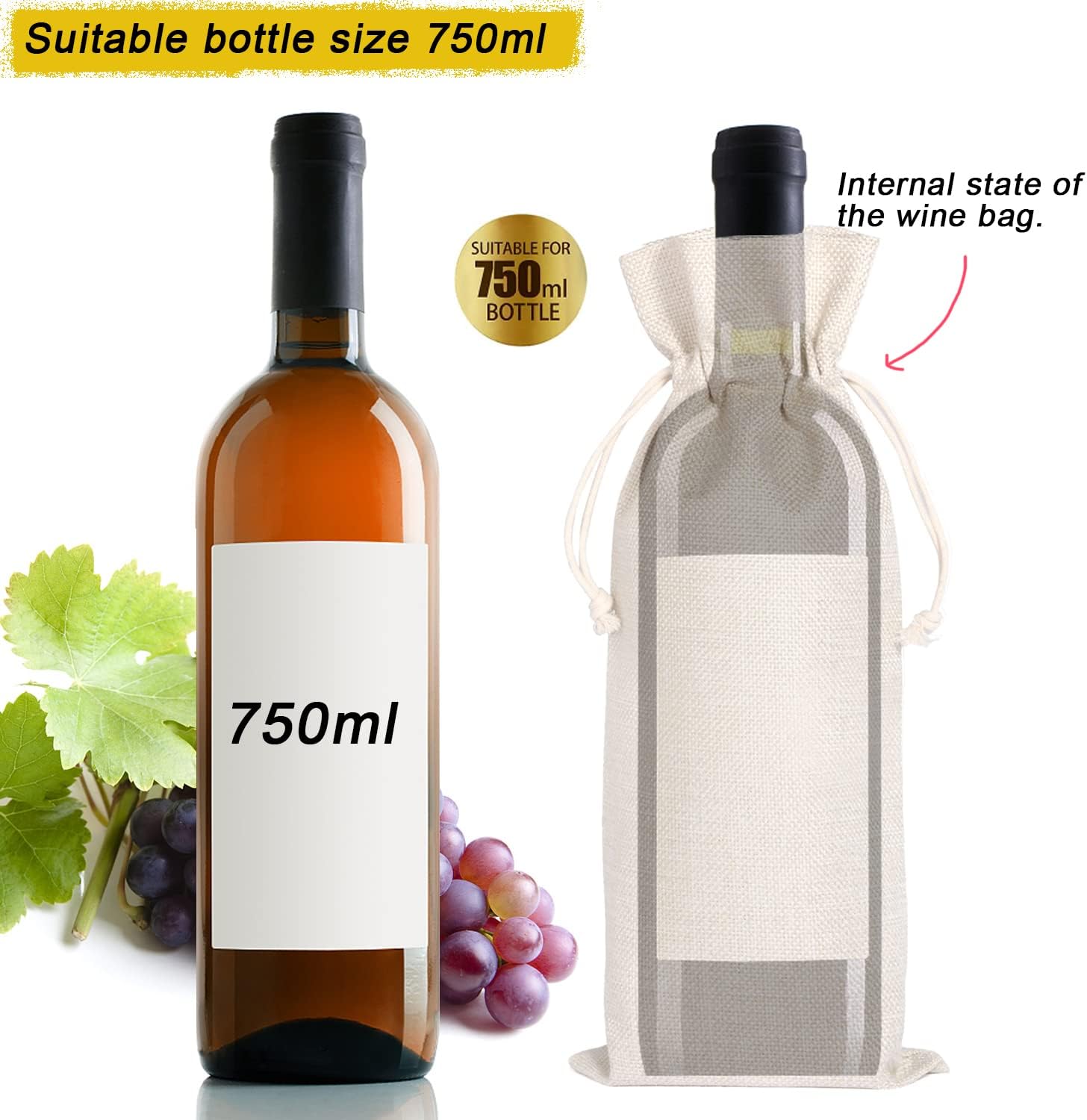 Wedding Planning Gift | Wedding Engagement Gifts Wine Bag | Engagement Party Gifts | Pairs well with wedding planning Mr and Mrs Gifts for Couple 11WB44