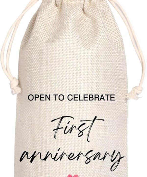 Marriage Milestones Wine Bag | Wedding Milestone Wine Bag | Bridal Shower Gift | Bride to Be Gift | Wedding Shower Gift | 11WB58