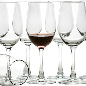 C CREST Elegant 11.2oz Red Wine Glasses for Party, Wedding- Set of 8