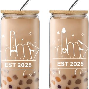 Funny Engagement Gift for Couples-Ring Finger Wedding Wine Glasses Cup-Cool Bridal Shower Gifts for Couples,Bride and Groom,Newlywed,Just Married,Mr and Mrs Gifts (fing-set)