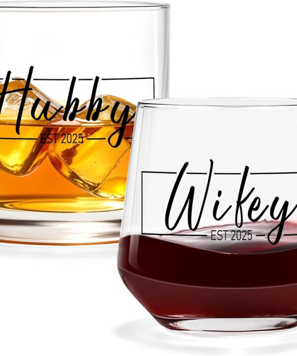 Wedding Gifts for Couples Mr and Mrs Gifts Wedding Gifts for Newlyweds Bridal Shower Gifts for Bride and Groom Just Married Gifts Hubby and Wifey Gifts Newly Wed Gifts for Couple Gifts for Him and Her