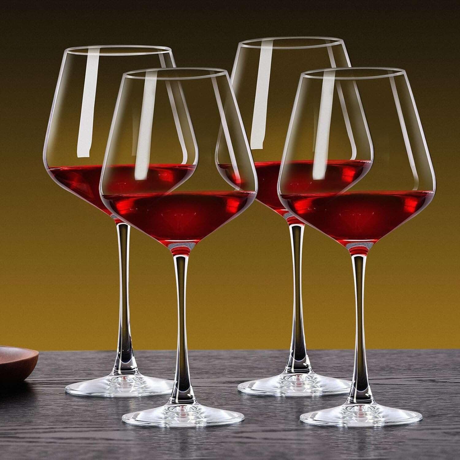 PARACITY Wine Glasses Set, Hand Blown Burgundy Wine Glass for Red and White Wine, 16oz Red Wine Glasses for Women, Men, Wedding and Birthday