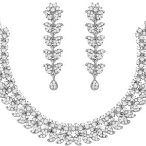 Touchstone Indian wedding jewelry set gold traditional necklaces for women statement rhinestone sets hollywood glamour style crystal stone bridal costume golden necklace
