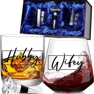 Couple Gifts for Wedding Engagement, Mr and Mrs Gift, Bridal Shower gifts, Cool Couples Gifts Wishes for Couples Newlywed Mr and Mrs Him and Her