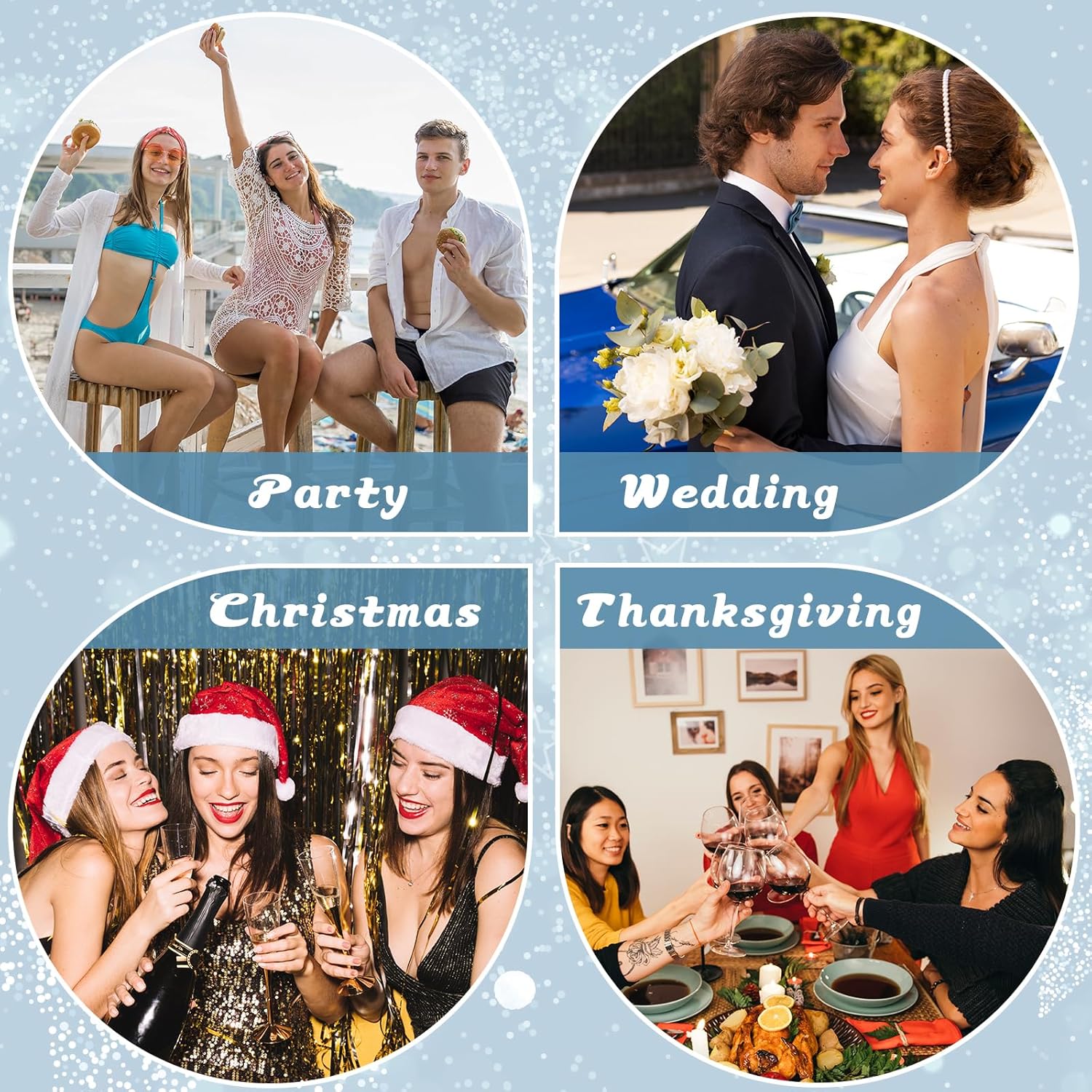 Detachable Martini Glasses 9oz Plastic Blue Champagne Coupe Glasses Gold Rim Hand Blown Vintage Cocktail Glassware Set Unique Martini Glass For Wine Wedding (24, Clear Blue)