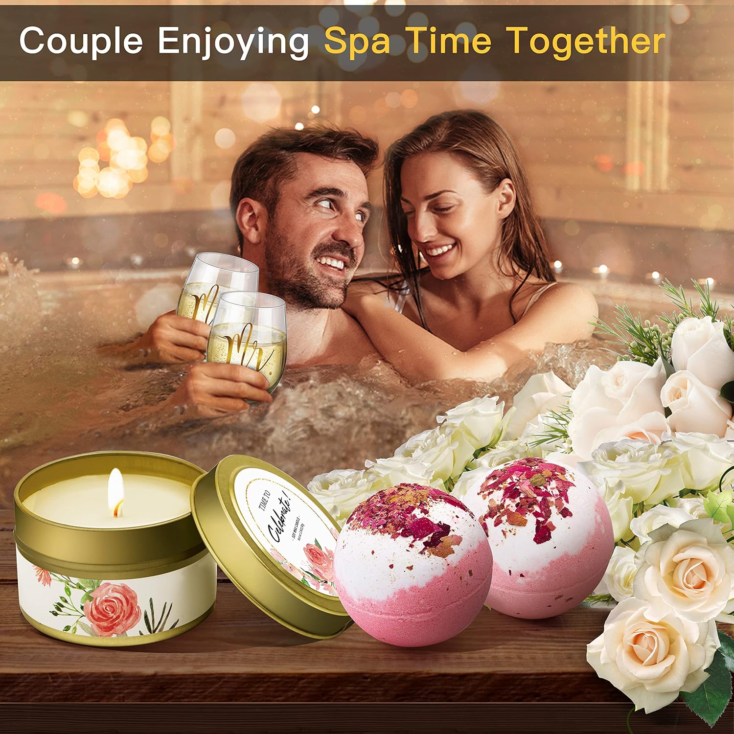 Wedding and Engagement Gift for Couples – Valentine’s Day, Bride and Groom, Newlywed Mr and Mrs, Honeymoon Essentials, Anniversary, Just Married, Travel