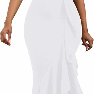 2025 Women's Sexy Elegant Formal Dress Sleeveless Wedding Guest Bride Dresses