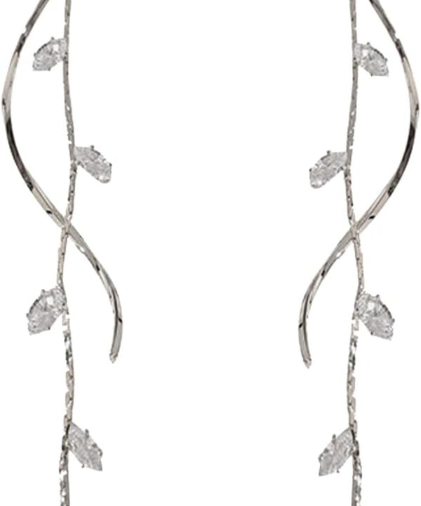 Crystal Drop Earrings,Zirconia Rhinestone Dangling Earrings for Women Prom Party Jewelry Gifts， Dangle Fashion Jewelry Crystal Earrings for Women