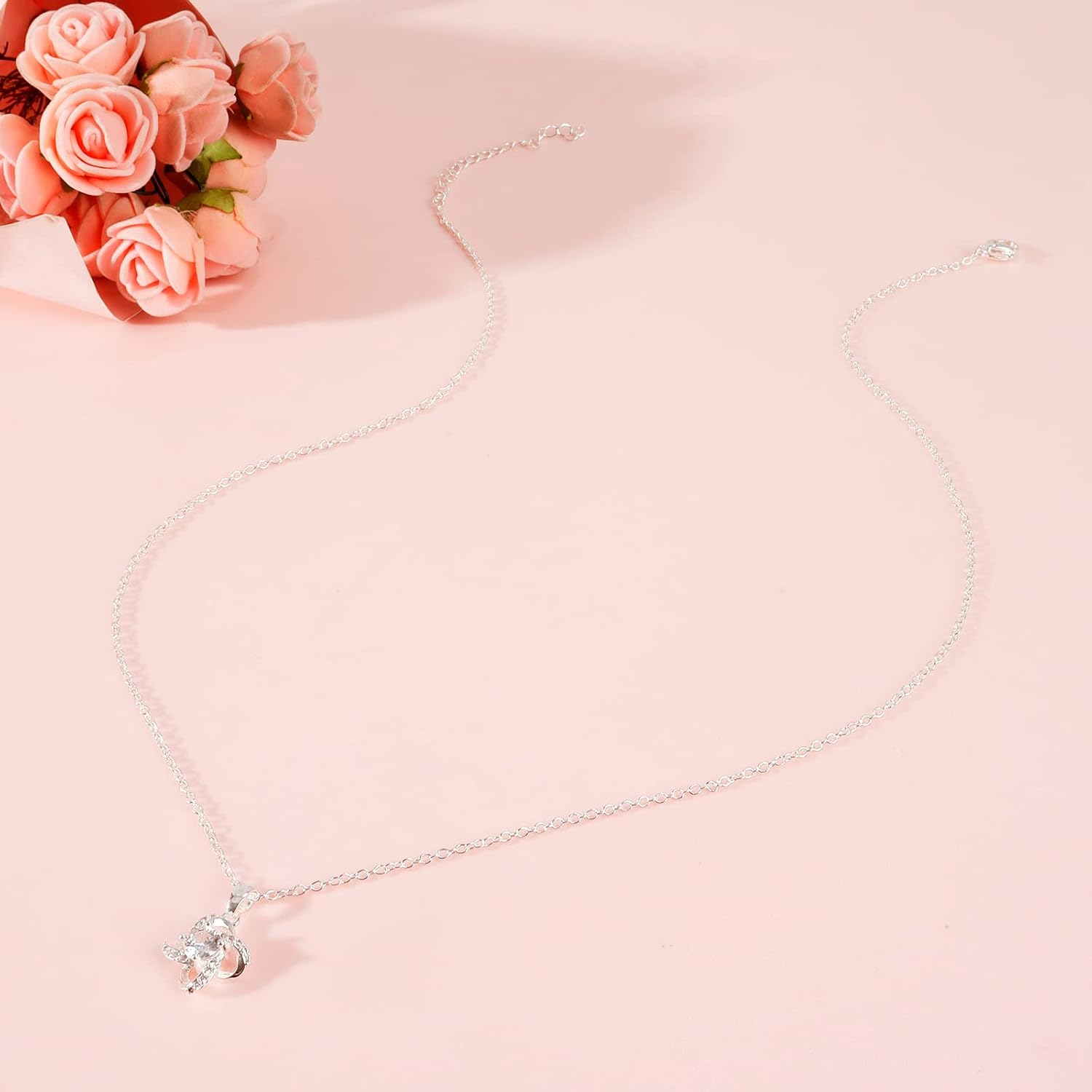 YANCHUN Bridesmaid Gifts for Bridal Party Gifts Bridesmaids Proposal Necklaces for 2/4/6/8 Favors Bridesmaid Dress Jewelry Set