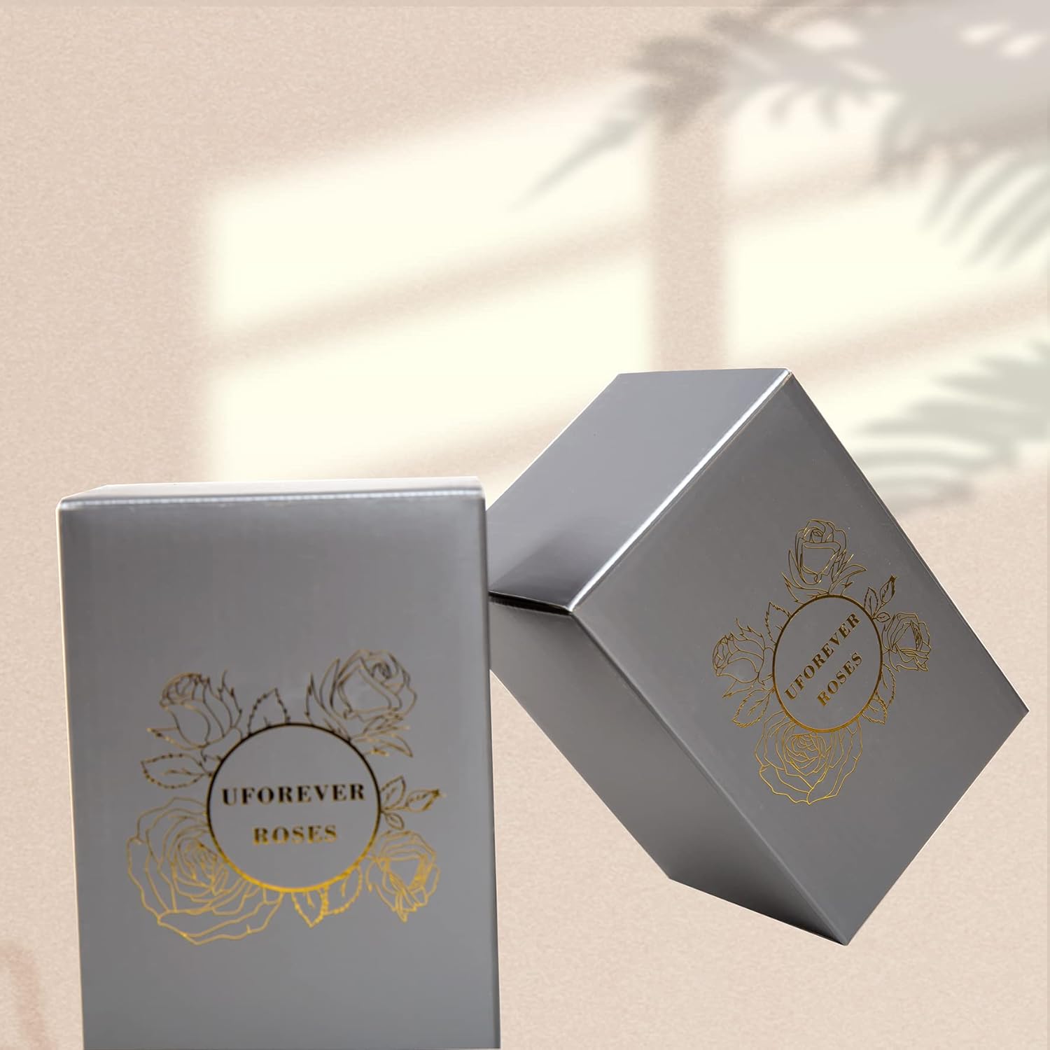 4-Piece Preserved Roses in a Box, Preserved Flowers, Roses Gift for Her, Red