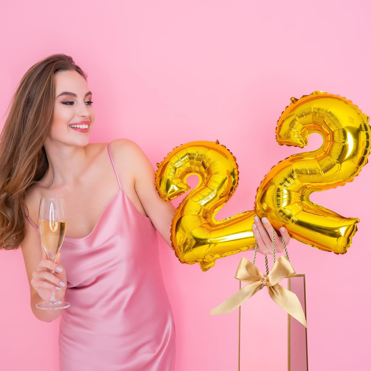 ZJHiome 6 Pack Wine Gift Bags with Tissue Paper Wine Bottle Paper Bags with Bow Ribbon for Wedding Birthday Christmas Retirement Party Supplies (Pink)