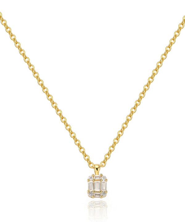 Tewiky Pendant Necklace for Women Dainty 14k Gold Plated Chain Choker Necklaces Aesthetic Simple Necklace Jewelry Gifts for Women