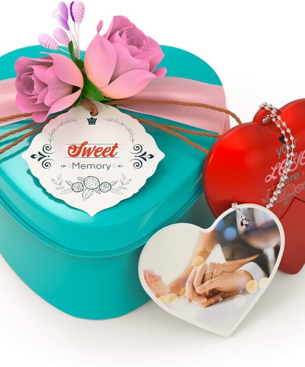 Customized Heart Shape USB Flash Drive Custom Wedding Thumb Drive with Photo and Gift Box 64GBUSB3.0 500PACK