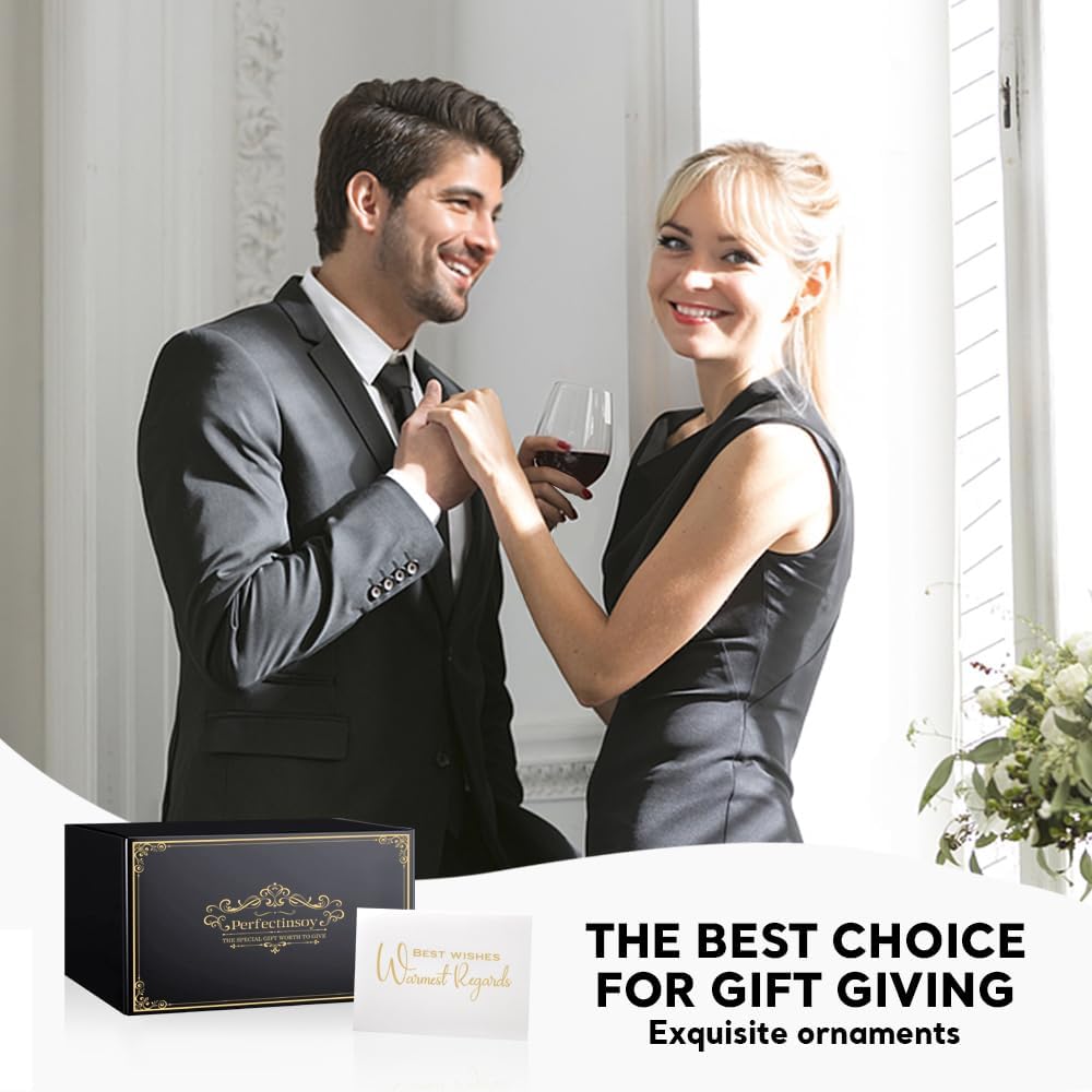 Perfectinsoy 20 Years Happy Anniversary Wine Glass Set of 2, Happy 20th Anniversary Wedding Gifts for Mom, Dad, Wife, Soulmate, Couple, Funny Vintage Unique Personalized, 20 Years Gifts