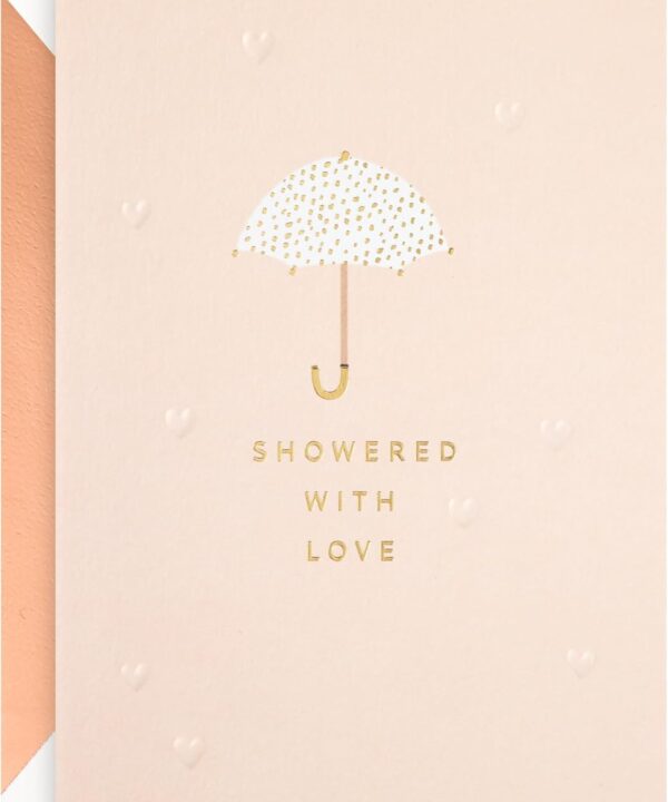 Hallmark Signature Bridal Shower Card (Showered with Love)