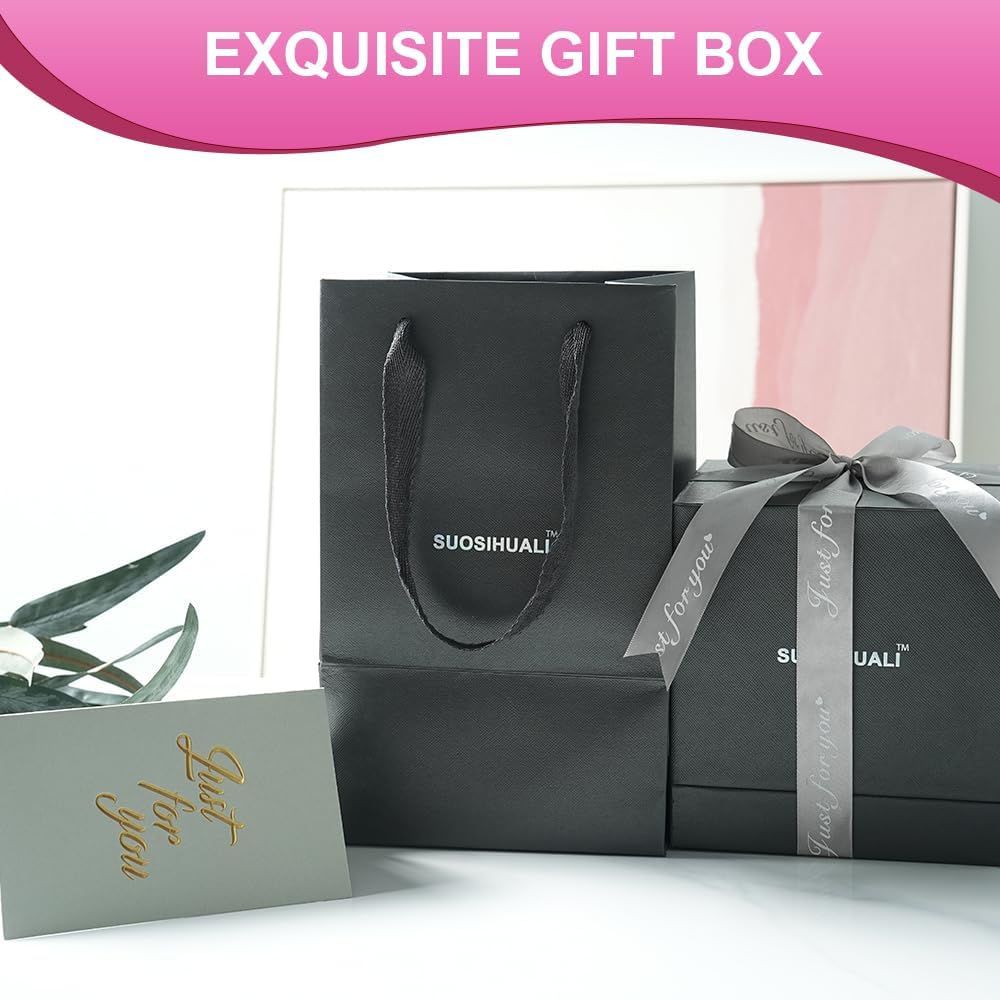 Forever Rose Birthday Gifts for Women, Eternal Flowers for Delivery Prime, Preserved Pink Rose Flowers in Glass Dome for Mom Grandma Wife Girlfriend