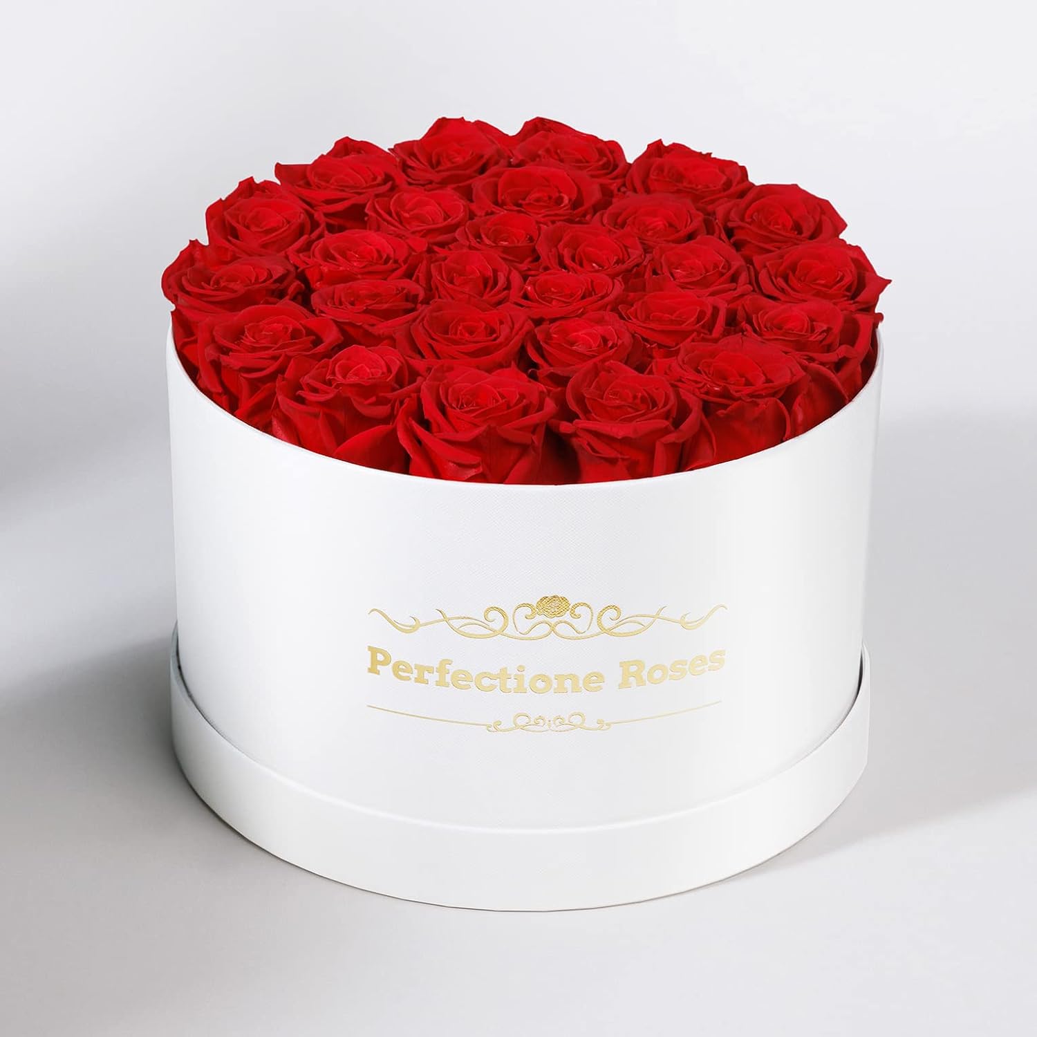 Perfectione Roses 27 Roses in a Box, Mothers Day Rose, Preserved Flowers for Her, Flowers for Delivery Birthday Gifts for Women (Red)