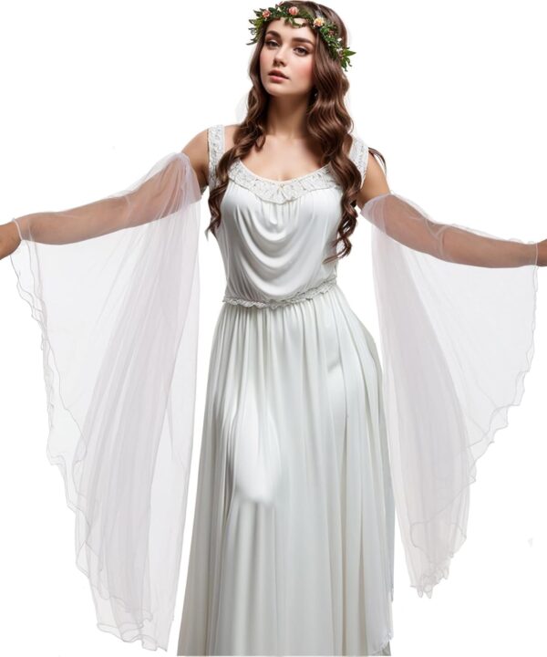 Victorian Long Tulle Gloves, Detachable Sleeves Gothic Wedding Dress Accessories Arm Covers for Halloween Costume