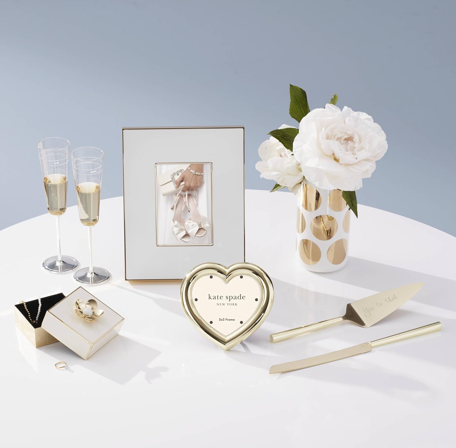 Kate Spade new york Charmed Life Gold Heart Frame