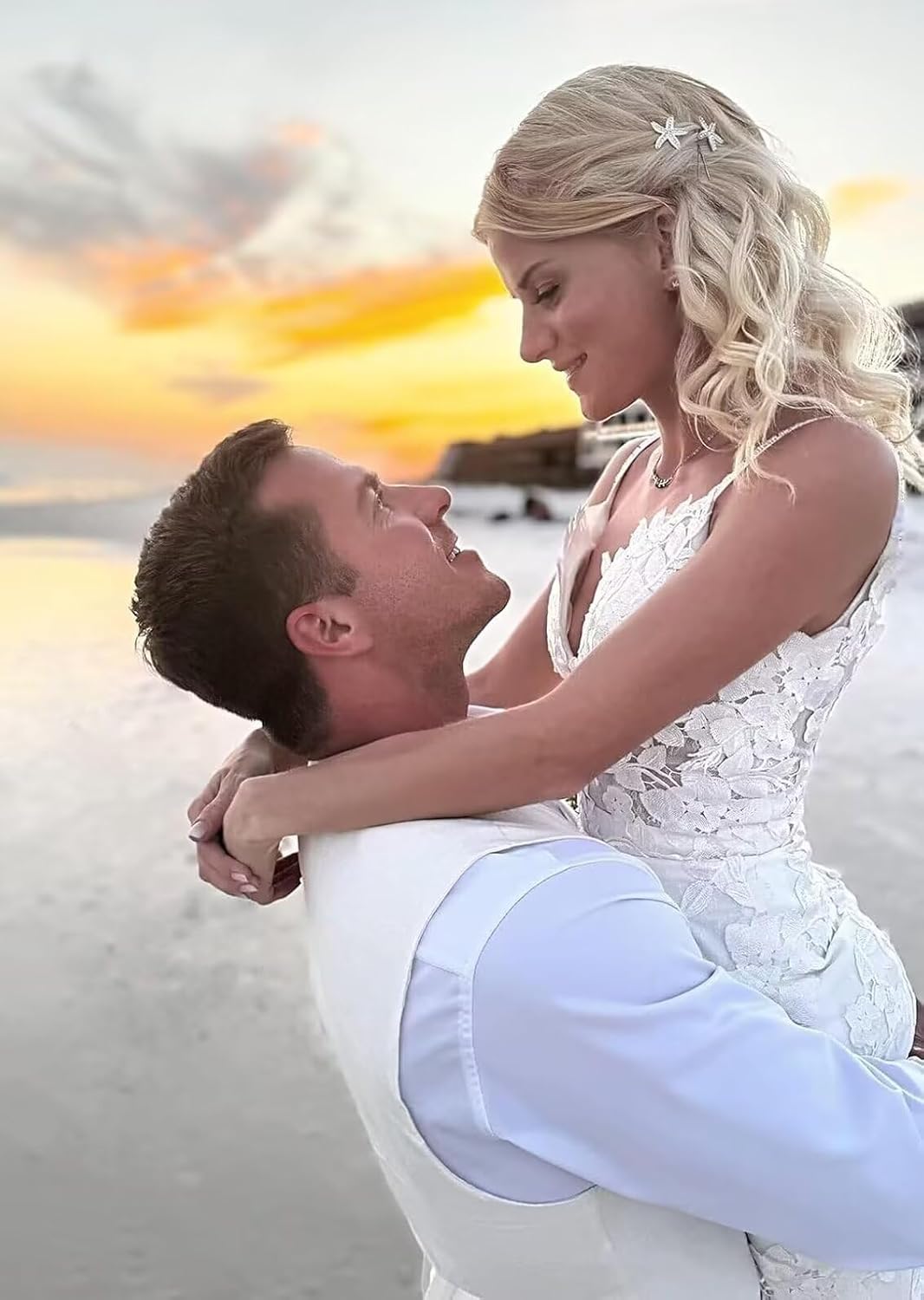 Mermaid Lace Wedding Dresses for Bride 2025 V Neck Bride Dress with Train