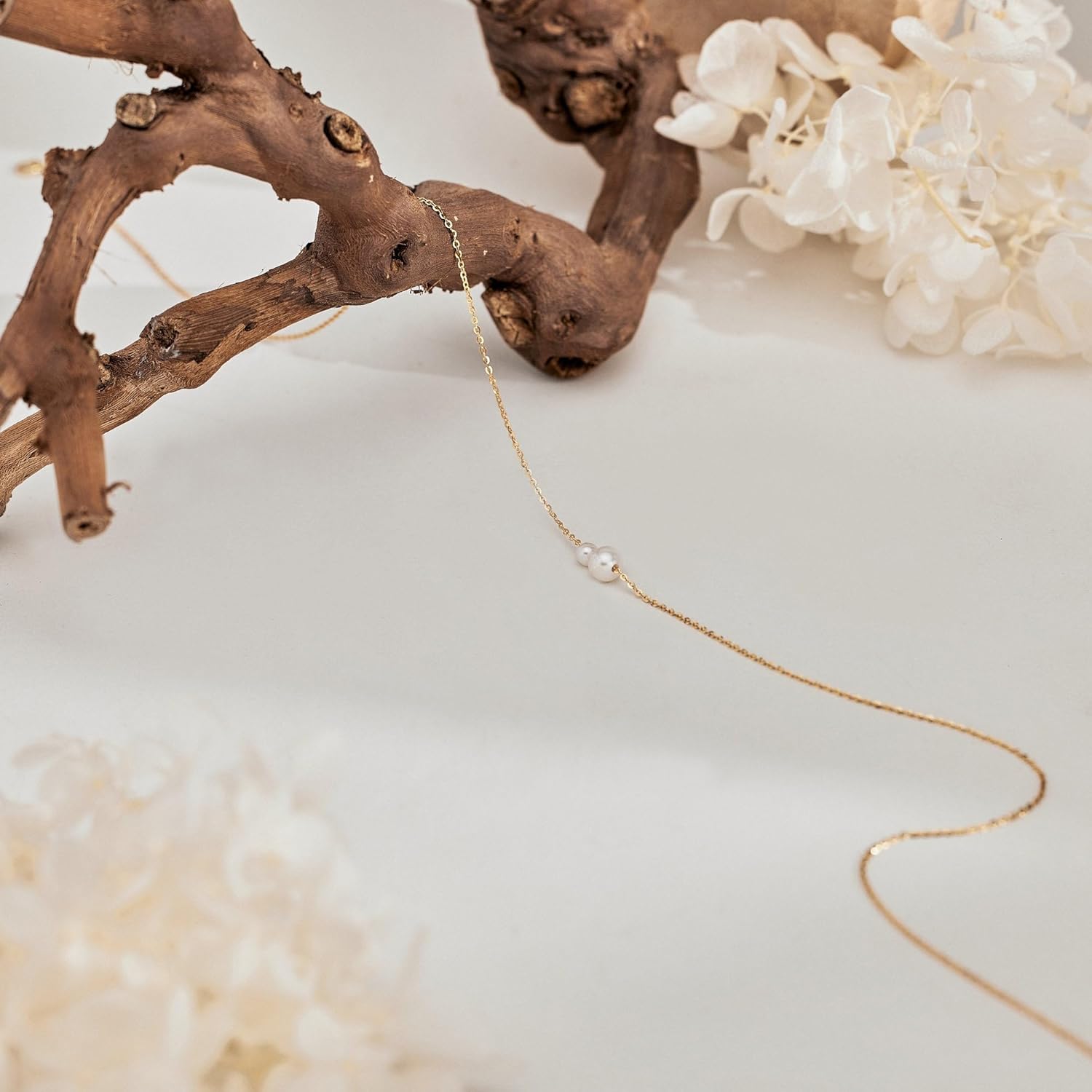 Gold Pearl Necklaces for Women Trendy 14k Gold Plated Dainty Necklace Simple Pearl Drop Single Charm Pendant Necklace Women’s Jewelry Best Friend Birthday Gifts Gold Jewelry for Women