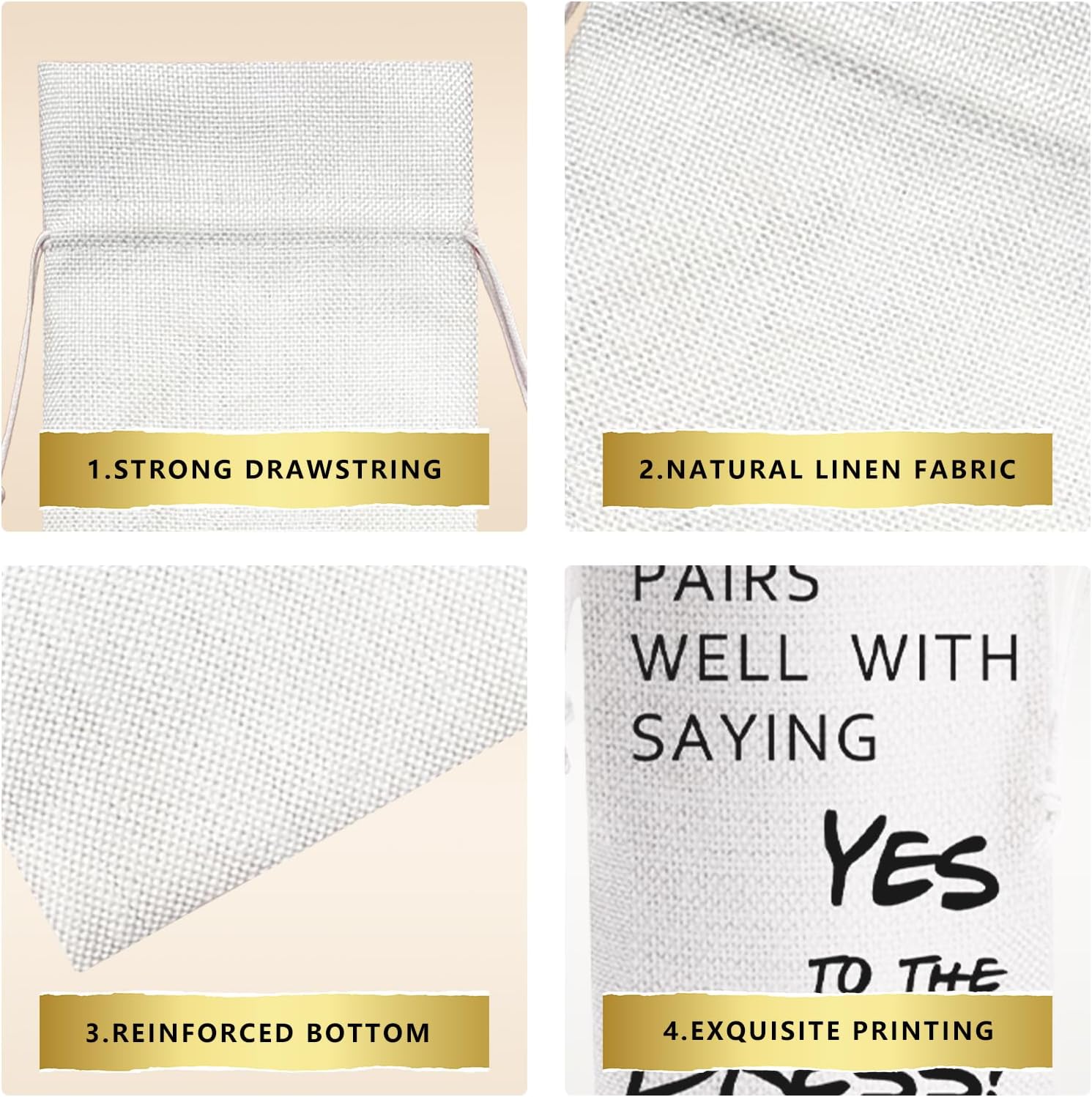 Pairs Well With Saying Yes To The Dress Mr and Mrs Wedding Gift Engagement Gift Bag For bride/him/her Newly Engaged Gift Wine Tote