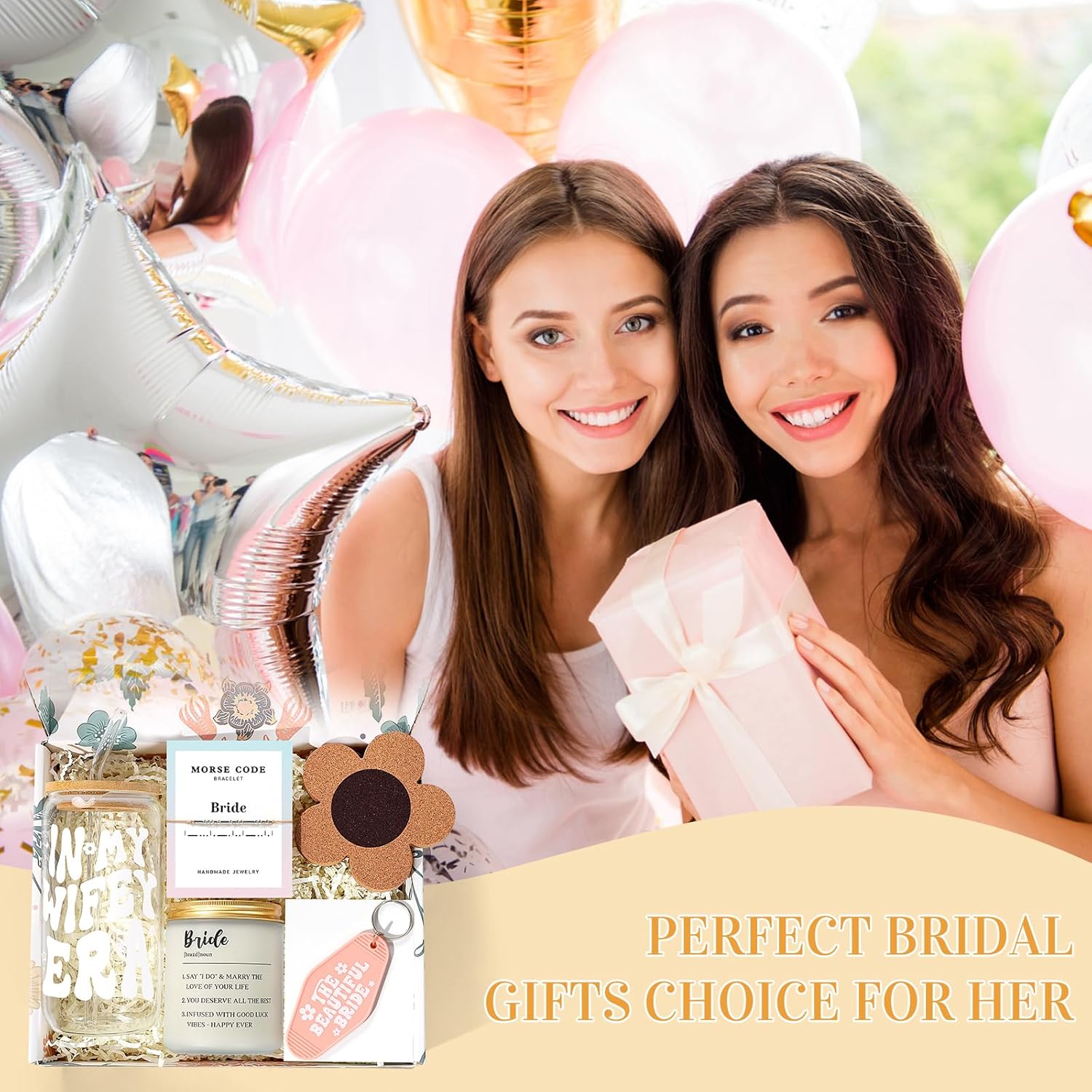 Bride To Be Gifts Box, Bridal Shower Gifts, Bachelorette Gifts For Bride, Wedding Gifts Engagement Gifts For Her, Bachelor Party Gifts Fiance Gifts For Her- In My Wifey Era – Newly Engaged Gifts Ideas