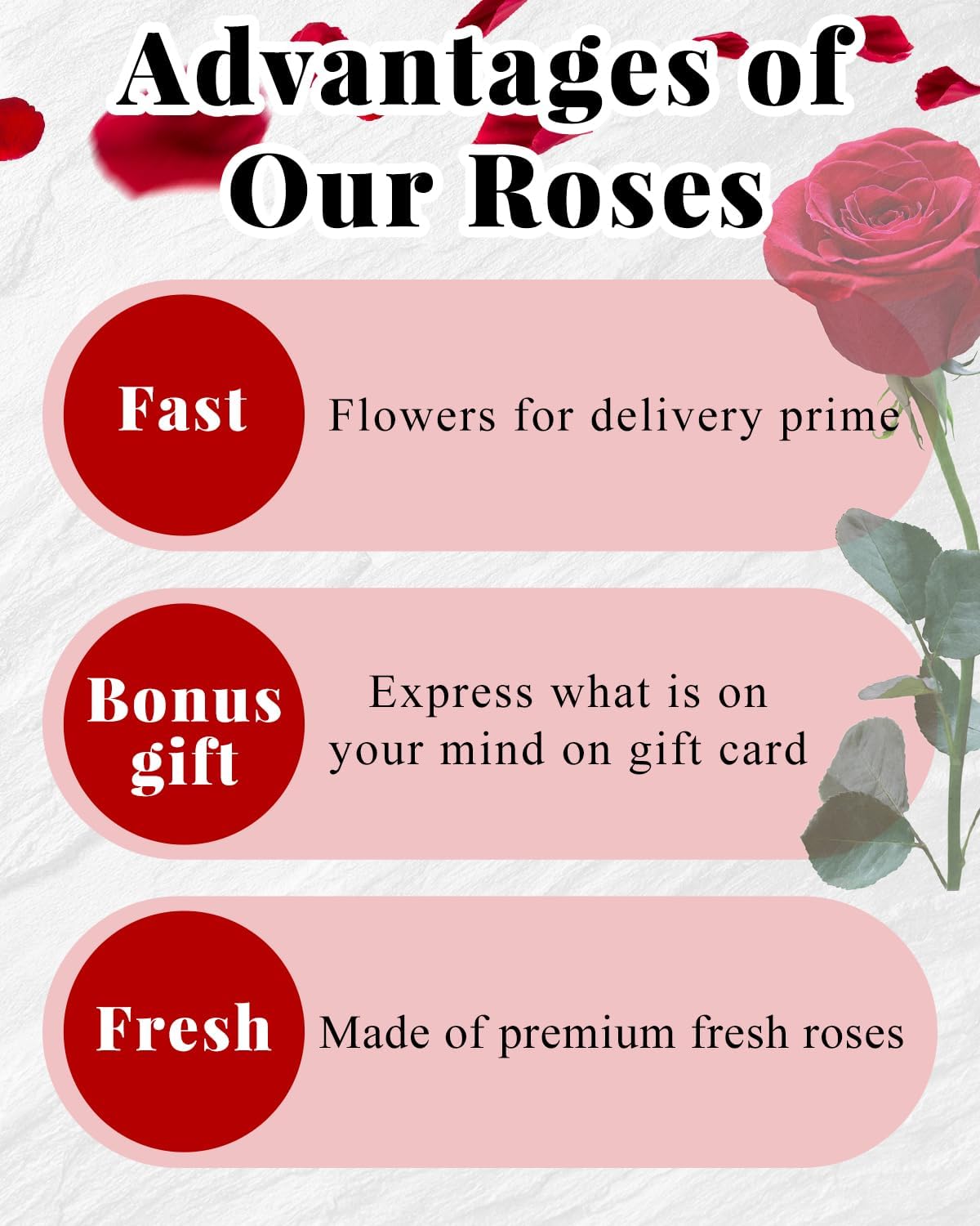 Forever Flowers Preserved Roses in a Box – 7 Preserved Flowers in a Box Last 2-3 Years, Rose Forever Birthday Flower Gifts for Women Her Wife Anniversary Mothers Rose Gift for Her