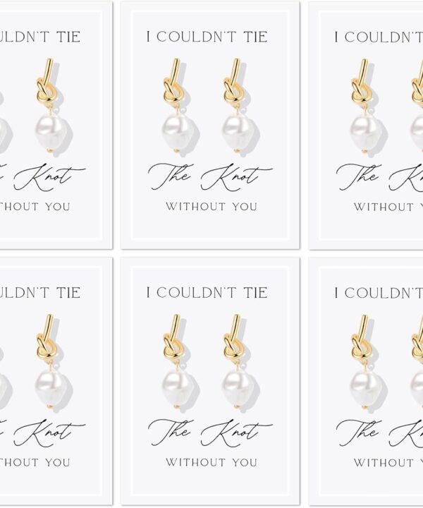 Bridesmaid Proposal Gifts Bridesmaid Gifts Maid of Honor Proposal Bridesmaids Gold Pearl Earrings