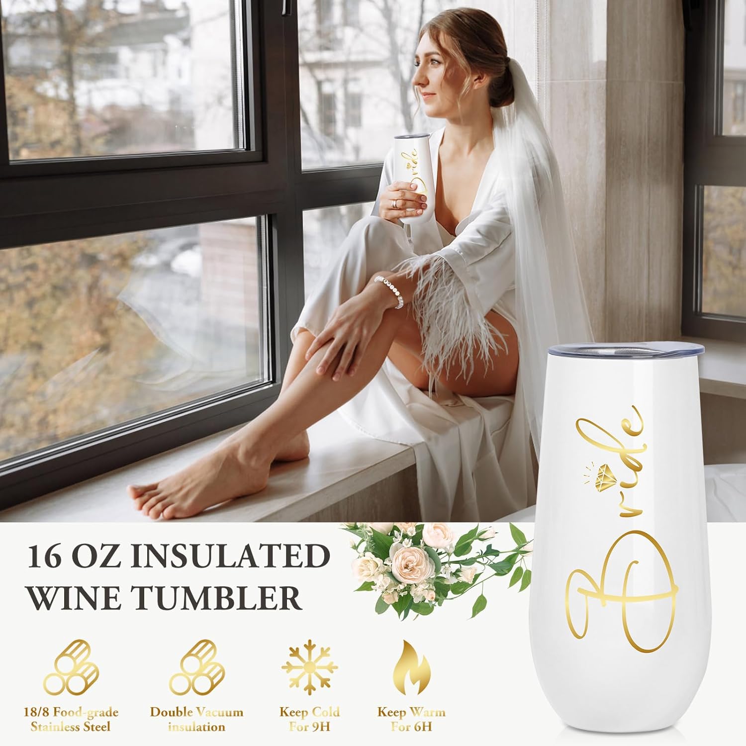 Bride To Be Gifts Box, Bridal Shower Gifts, Bachelorette Engagement Wedding Gift Basket for Bride, Unique Bachelor Party Fiancee Gift for Women, Future Mrs Newly Engaged Bachelorette Party Favors