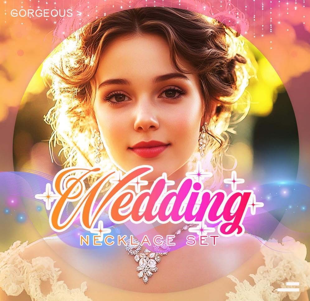 Silver V Shaped Necklace Rhinestone Necklace And Earring Set Wedding Bridal Sparkly Crystal Necklaces for Women