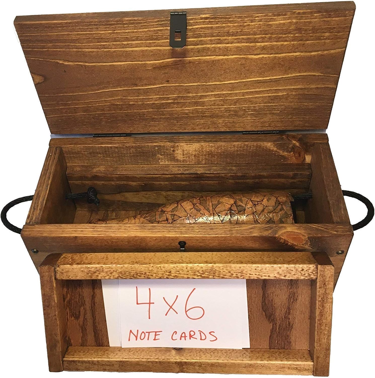 Wine Bottle & Letter box with removable 4×6 card tray – Personalized Wedding Wine Ceremony Capsule – Great Wedding, Anniversary, Engagement or Christmas Gift