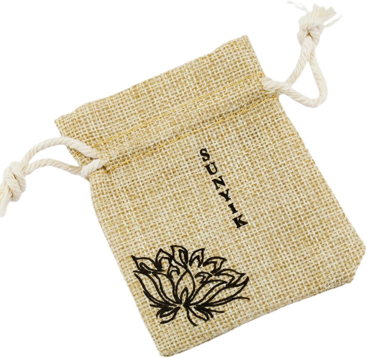 SUNYIK Heart Shaped Black Obsidian Thumb Worry Stone, Polished Healing Palm Pocket Stone for Anxiety Stress Relief