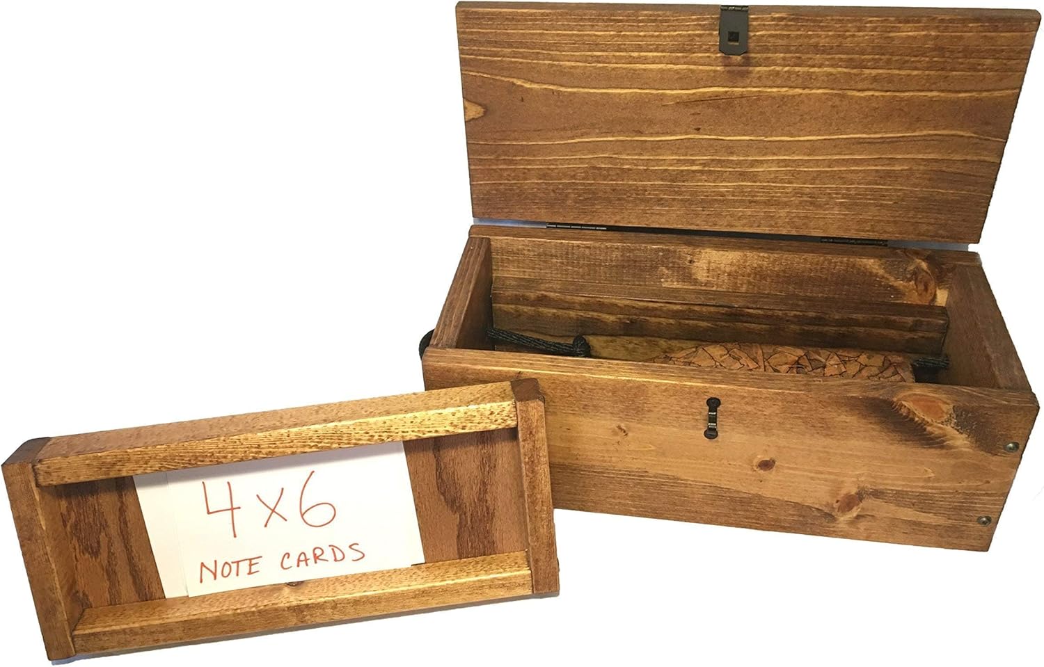 Wine Bottle & Letter box with removable 4×6 card tray – Personalized Wedding Wine Ceremony Capsule – Great Wedding, Anniversary, Engagement or Christmas Gift