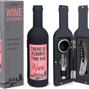 Lulu & You Wine Kit - Wine Opener Set - Wine Gift for Any Wine Enthusiast | Wine Accessories for Wine Lovers