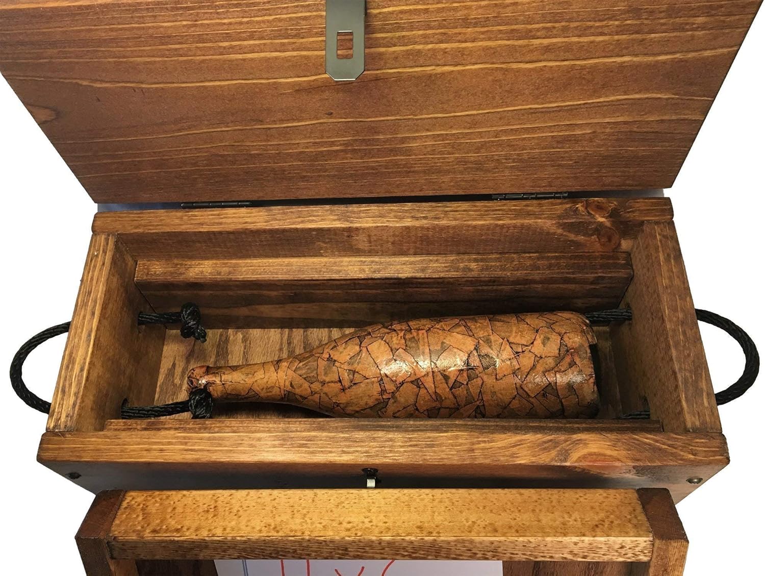 Wine Bottle & Letter box with removable 4×6 card tray – Personalized Wedding Wine Ceremony Capsule – Great Wedding, Anniversary, Engagement or Christmas Gift