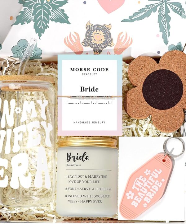 Bride To Be Gifts Box, Bridal Shower Gifts, Bachelorette Gifts For Bride, Wedding Gifts Engagement Gifts For Her, Bachelor Party Gifts Fiance Gifts For Her- In My Wifey Era - Newly Engaged Gifts Ideas