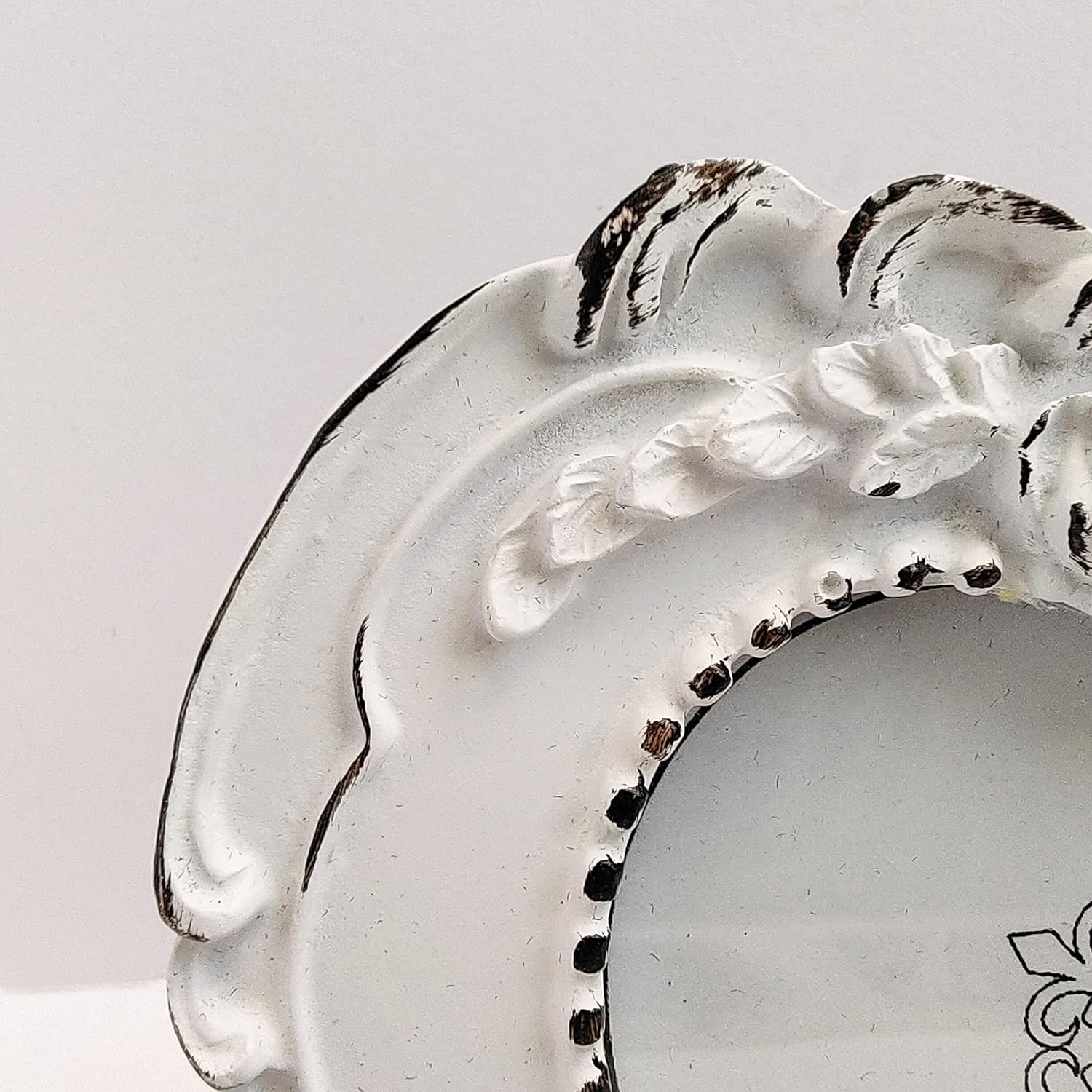 Resin Picture Frame 3×3 Heart and Wood Frame Creativity Design,3×3 Photo frames White.