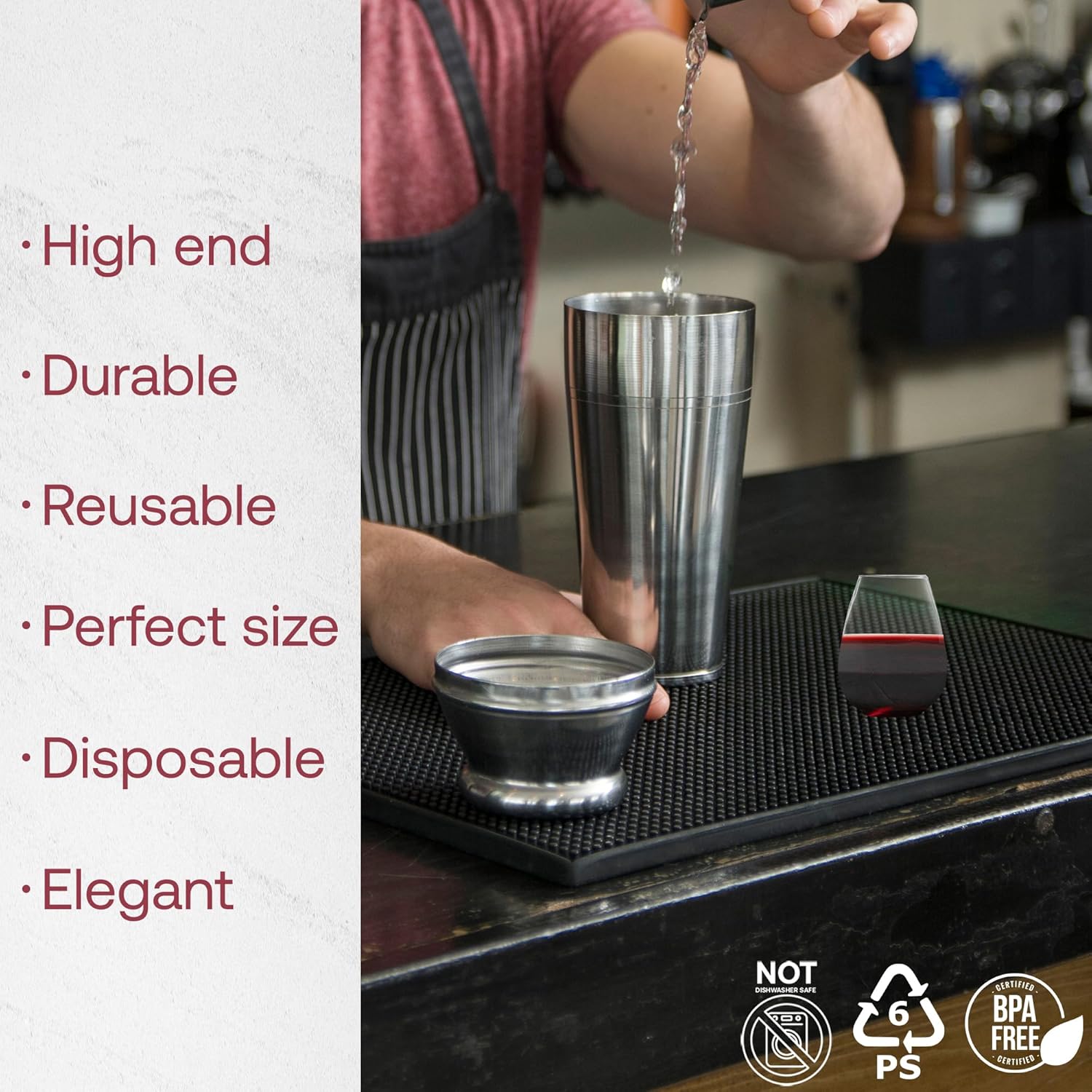 Smarty Had A Party 4 oz Plastic Stemless Wine Glasses (64 Pieces) Disposable Goblets & Plastic Water Goblets for Wedding Bulk Wine Glasses Disposable Classy for Toast, for Tastings and Parties