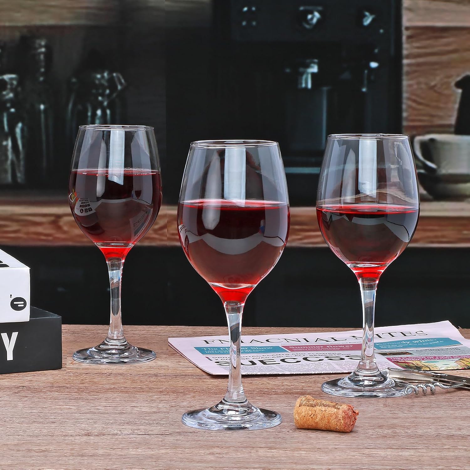 Wine Glasses Set of 12,11 oz Crystal Wine Glass Set,Red/White Wine Glasses with Pretty Gift Box for Birthday,Christmas,Party,Wedding,Restaurant,Home and Decorations