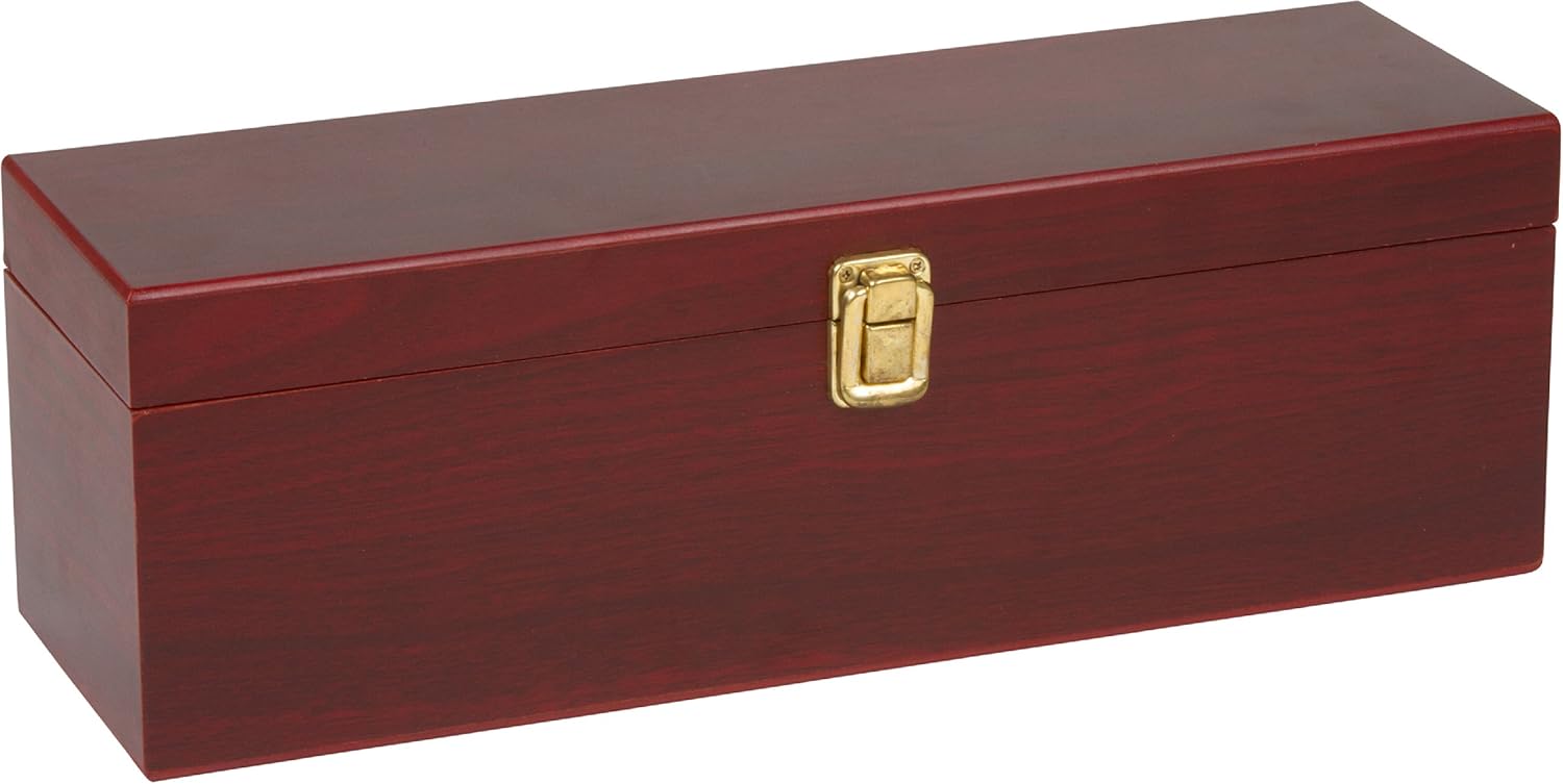 Wine Gift Box Set by Trademark Innovations (Brown) Large