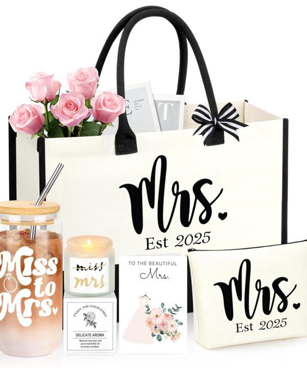 Bride Gifts for Bridal Shower 2025, Wedding Gifts for Bride to Be, Future Mrs, Engagement, Bachelorette Party Gift Set of 5