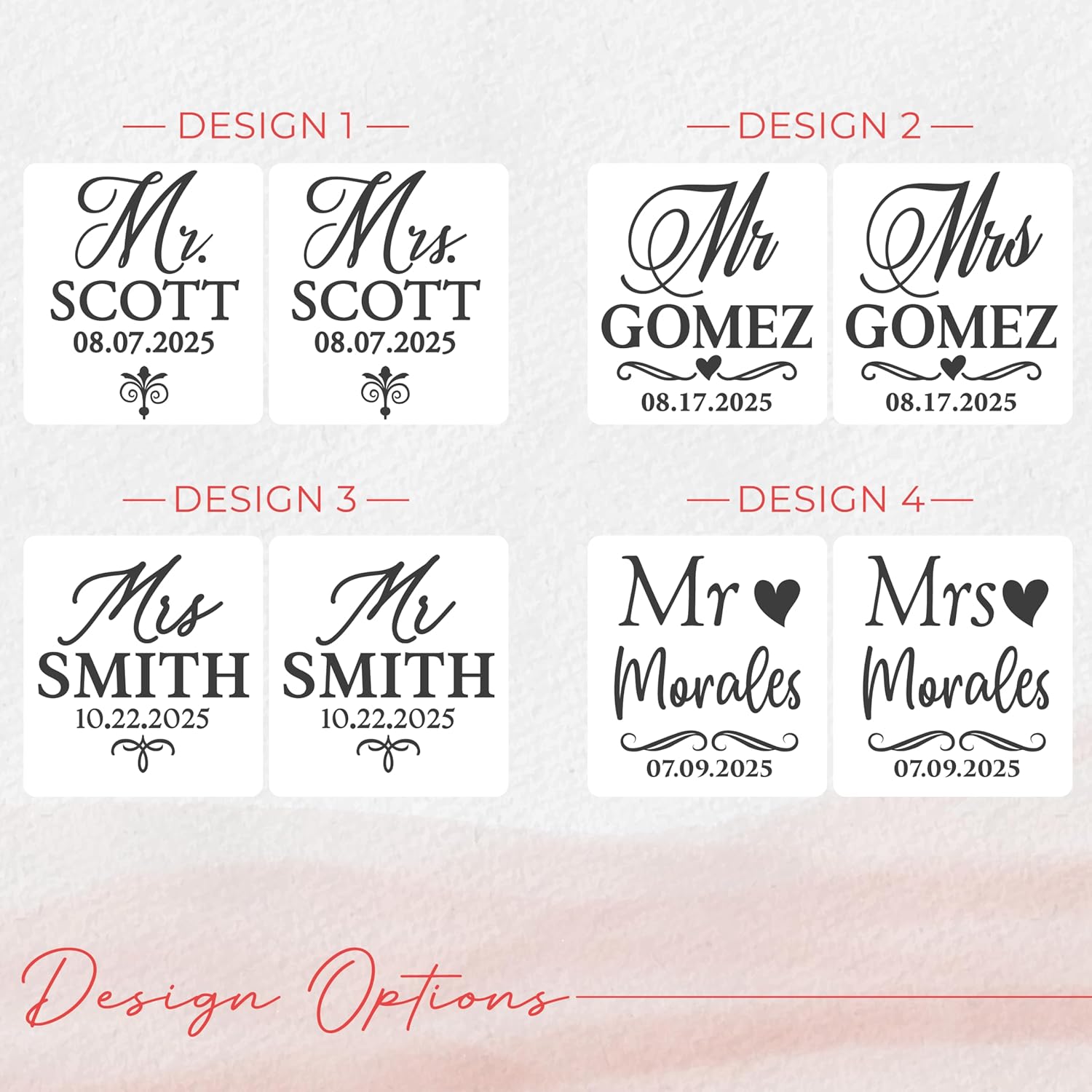 Set of 2 Personalized Champagne Flutes, Custom Engraved Toasting Glasses for Wedding, Anniversary, Bride & Groom, Couples, Laser Etched Elegant Flute Glasses for Celebrations & Gifts