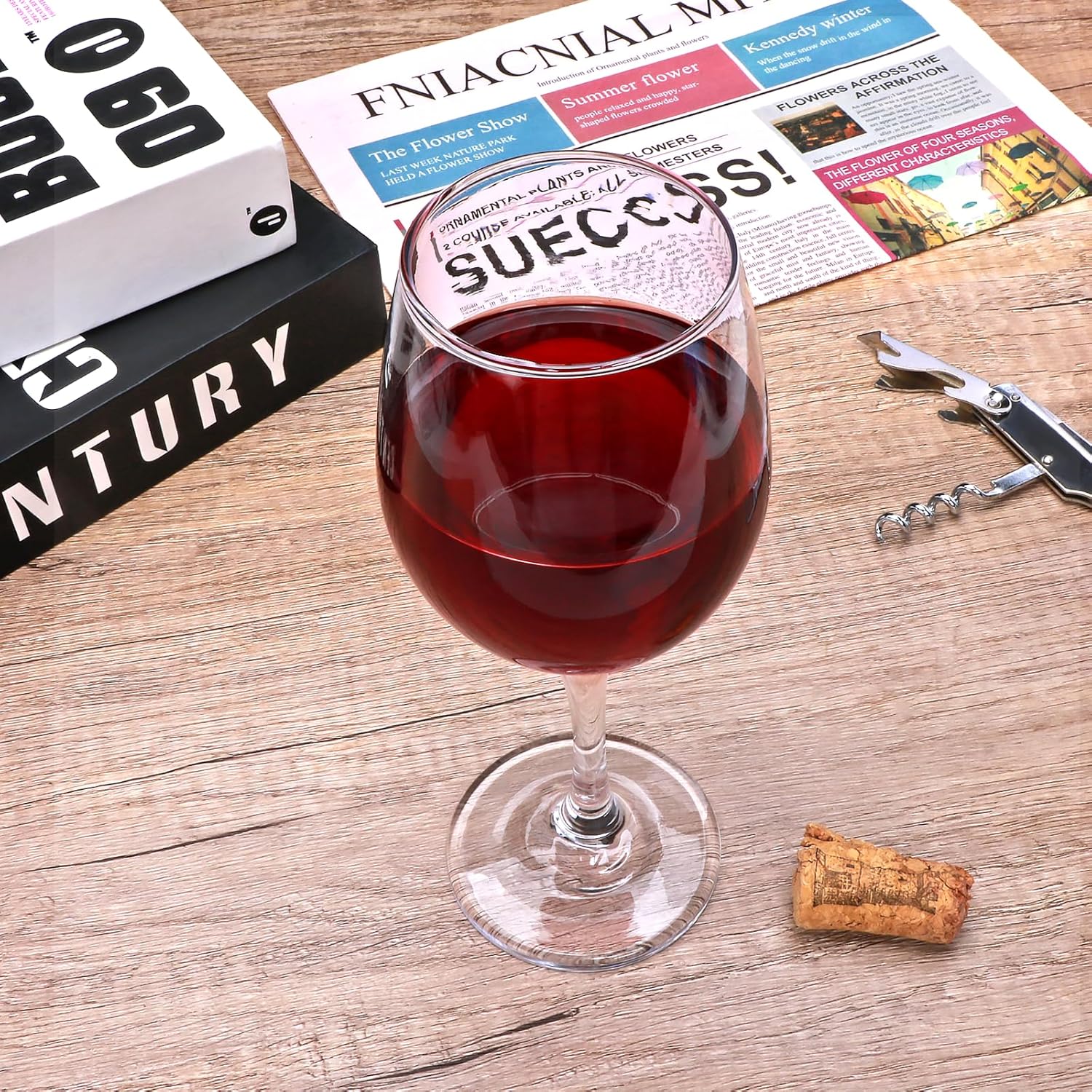 Wine Glasses Set of 12,11 oz Crystal Wine Glass Set,Red/White Wine Glasses with Pretty Gift Box for Birthday,Christmas,Party,Wedding,Restaurant,Home and Decorations