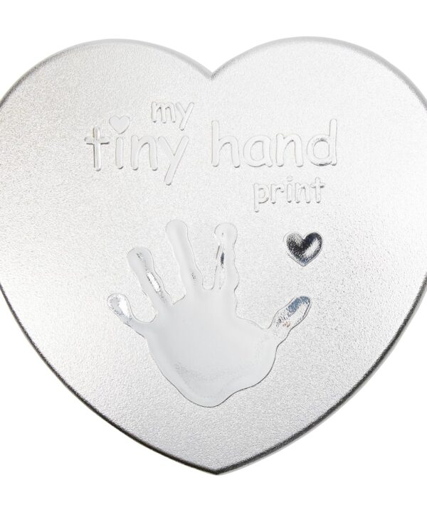 C.R. Gibson 3 Piece Baby Handprint & Footprint Kit, 6.5" x 6.25", Heart First