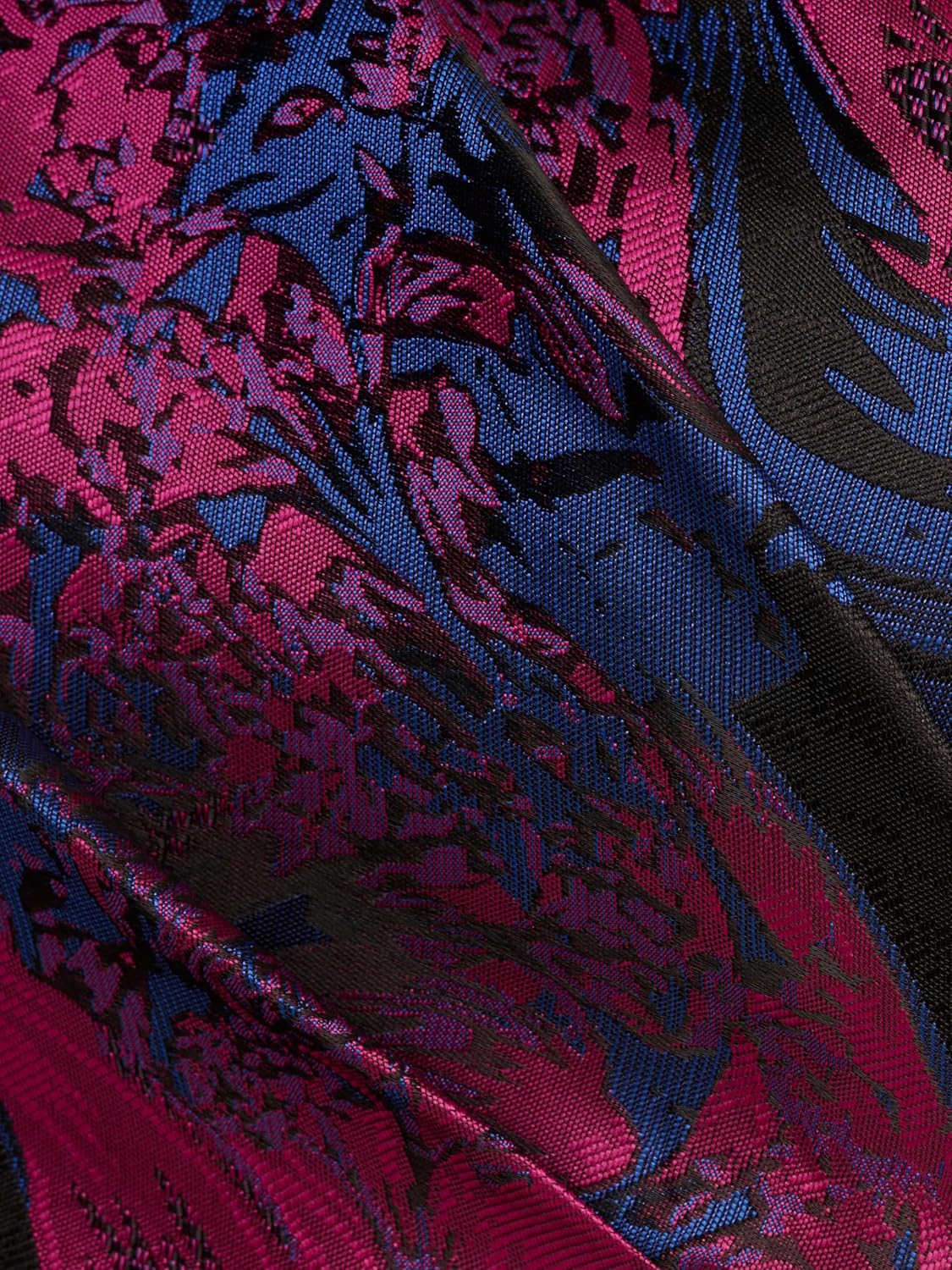 Adrianna Papell Womens One Shoulder Jacquard Gown